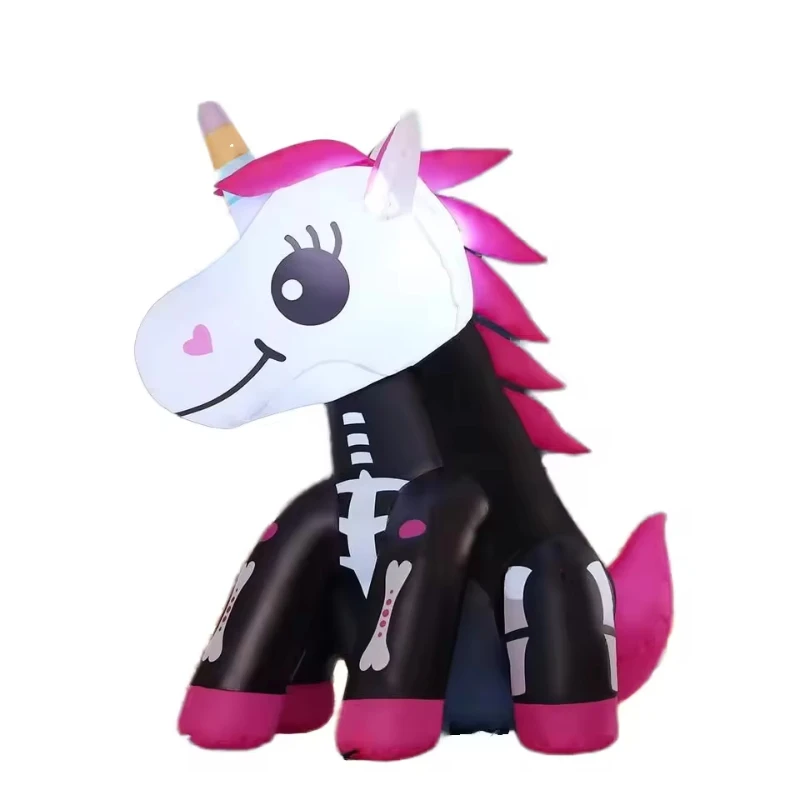 

4 feet inflatable plastic horse toy inflatable riding