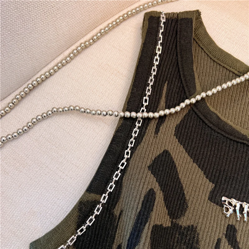 Elastic Tie Dye Eye Letter Graphic Tank Top Women Summer Y2K Clothes Round Neck Sleeveless Crop Top Vest Streetwear Knit Camis