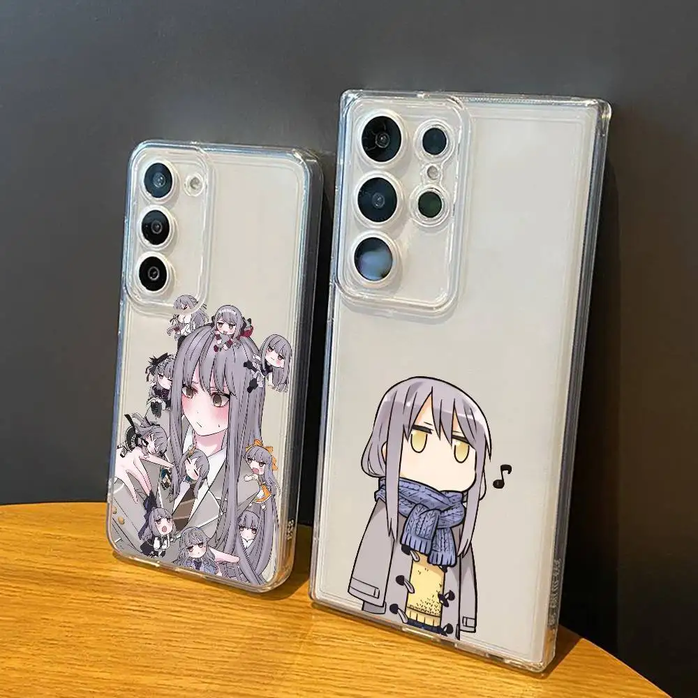 BanG Dream! Minato Yukina  Phone Case For Samsung Galaxy S24 S25 S23 S22 S21 Transparent Cover Case