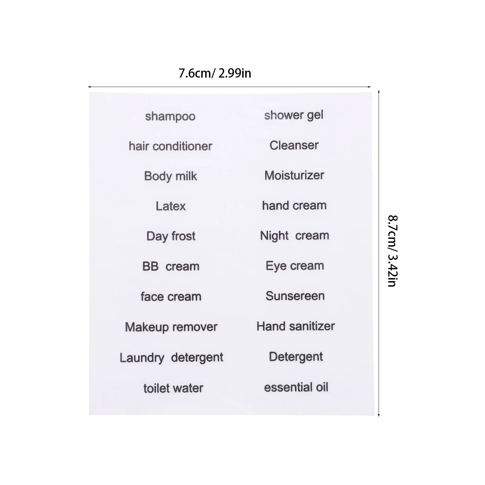 สติกเกอร์กันน้ำสำหรับห้องน้ำ 30 ชิ้น สำหรับติดขวดบรรจุภัณฑ์ขนาดพกพา สติกเกอร์ใสแบบลอกออกได้ สำหรับเครื่องใช้ในห้องน้ำ แชมพู โลชั่น น้ำมัน