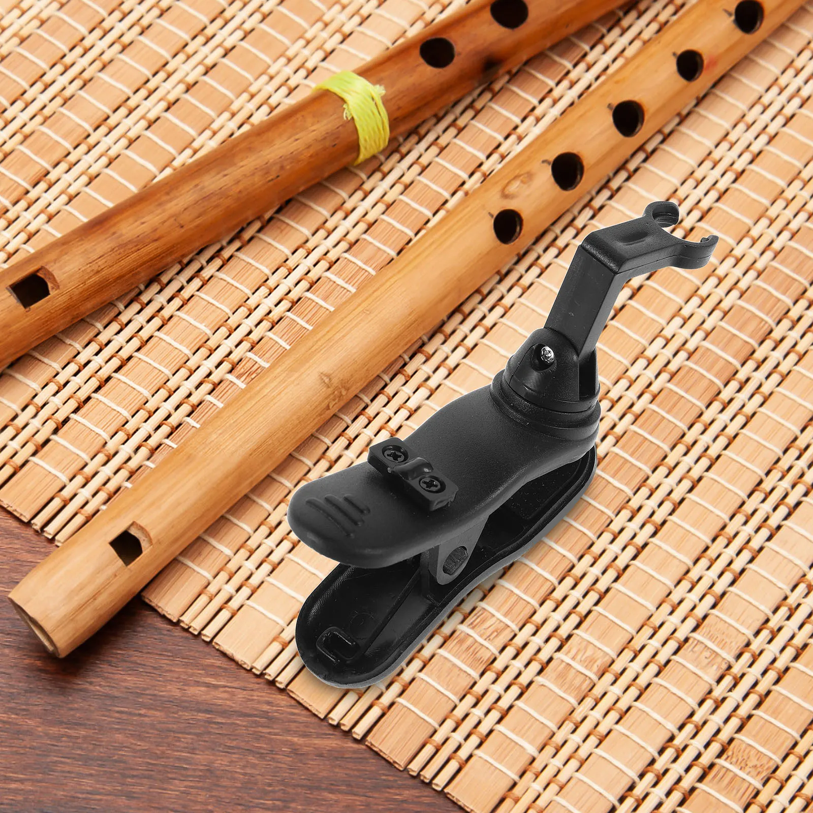 

Recorder Microphone Clip Flute Fastening Accessory Clip-on Holder Instrument Attachment