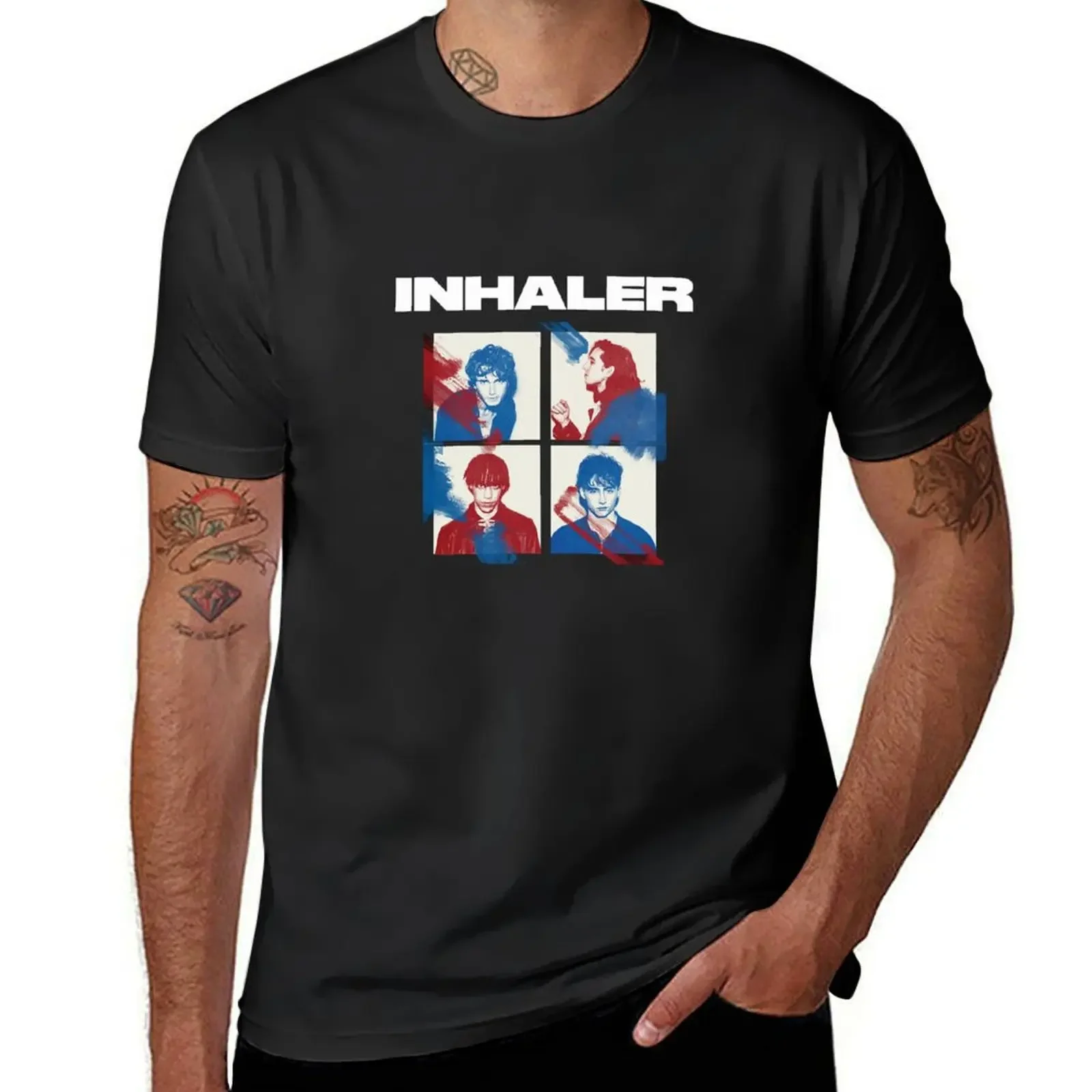 inhaler band, inhaler, band, elijah hewson, indie, josh jenkinson T-Shirt rapper graphic tees anime men t shirts