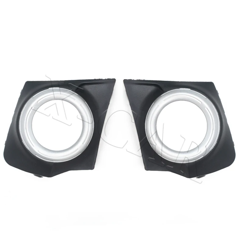 For Mitsubishi L200 Triton MQ MR 2015 2016 2017 2018 Front Bumper Fog Lamp Light Frame Cover Bezel Cap Lid