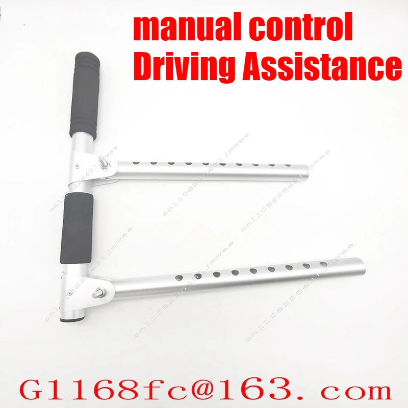 Portable Handicap Car Hand Controls, Disabled Driving Assist Brake Accelerator, Universal Adjustable Hand Drive System