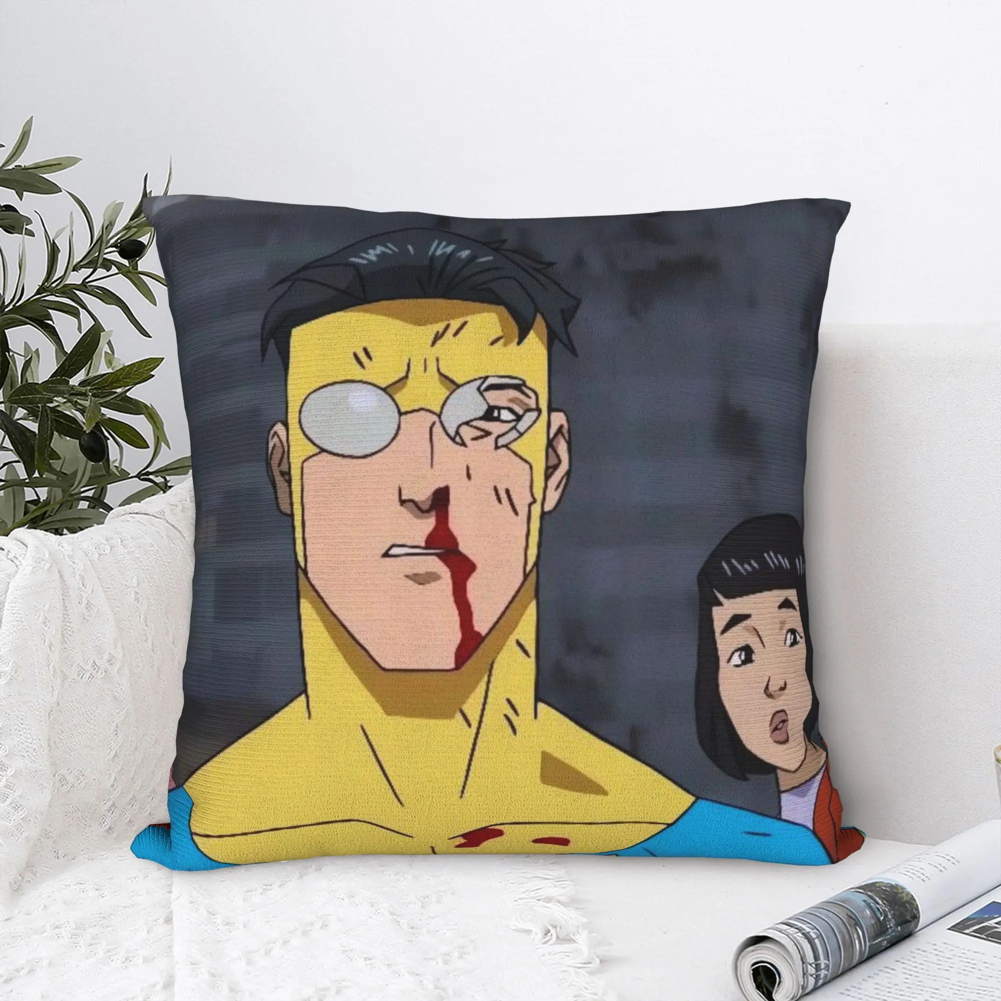 Anime Invincibles Pillow Case  Soft Pillow Cover For Sofa Car Home Decor Fashion Pillowcases