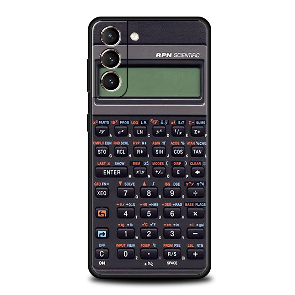 Retro Calculator Phone Case for Samsung Galaxy S24 S23 S22 S20 S21 FE Ultra S10 S10E S9 S8 Plus 5G Silicone Cover Capas Fundas – Detail 4