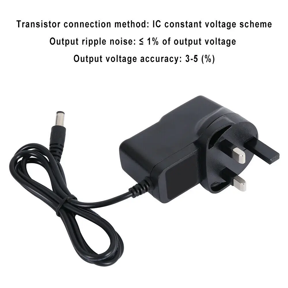 1 قطعة التيار المتناوب/تيار مستمر 9 فولت المملكة المتحدة التوصيل موائم مصدر تيار محول القابس تهمة العالمي 9V1A 5.5x2.1 مللي متر