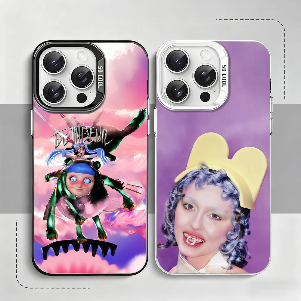 

American singer A-Ashnikko phone case For iPhone 12 11 13 14 15 16 17Max Pro Plus Mini Protective IMD Color Cover