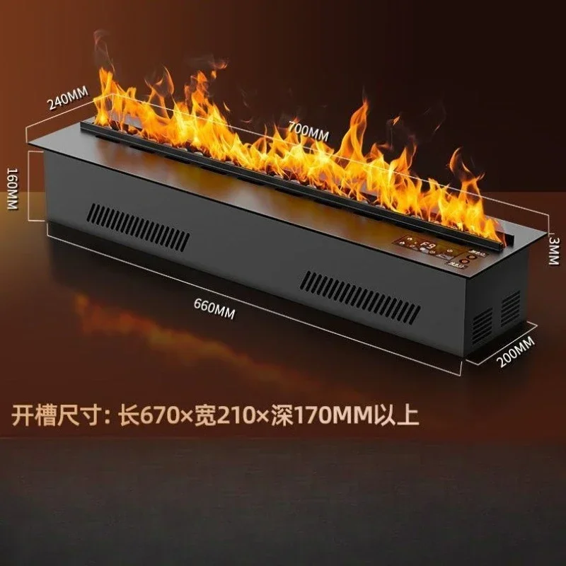 3D electronic atomization fireplace home interior decoration living room atmosphere TV cabinet