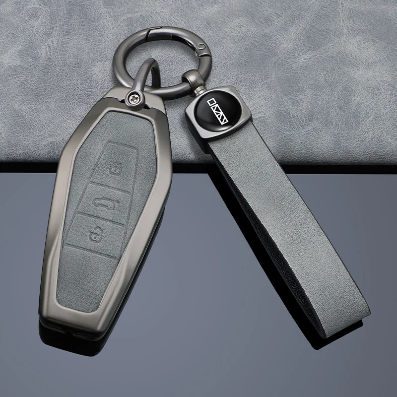

Zinc Alloy 3 Buttons Car Key Case Cover Shell For Chery Icar 03 Icar03 AIQAR EQ7 EQ5 EQ3 JAECOO J6 J7 J8 Car Interior Accessorie