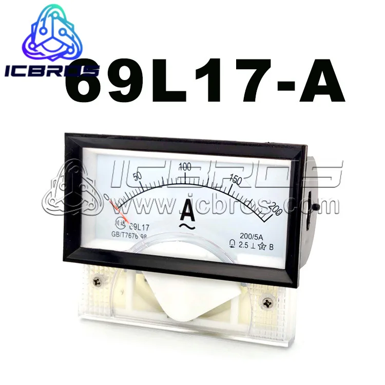 Instrument 69L17 Pointer AC Ammeter 10A 15A 20A 25A 100A 150A 30A 40A 50A 75A 200A 250A 300A 400A 500A 600A 800A