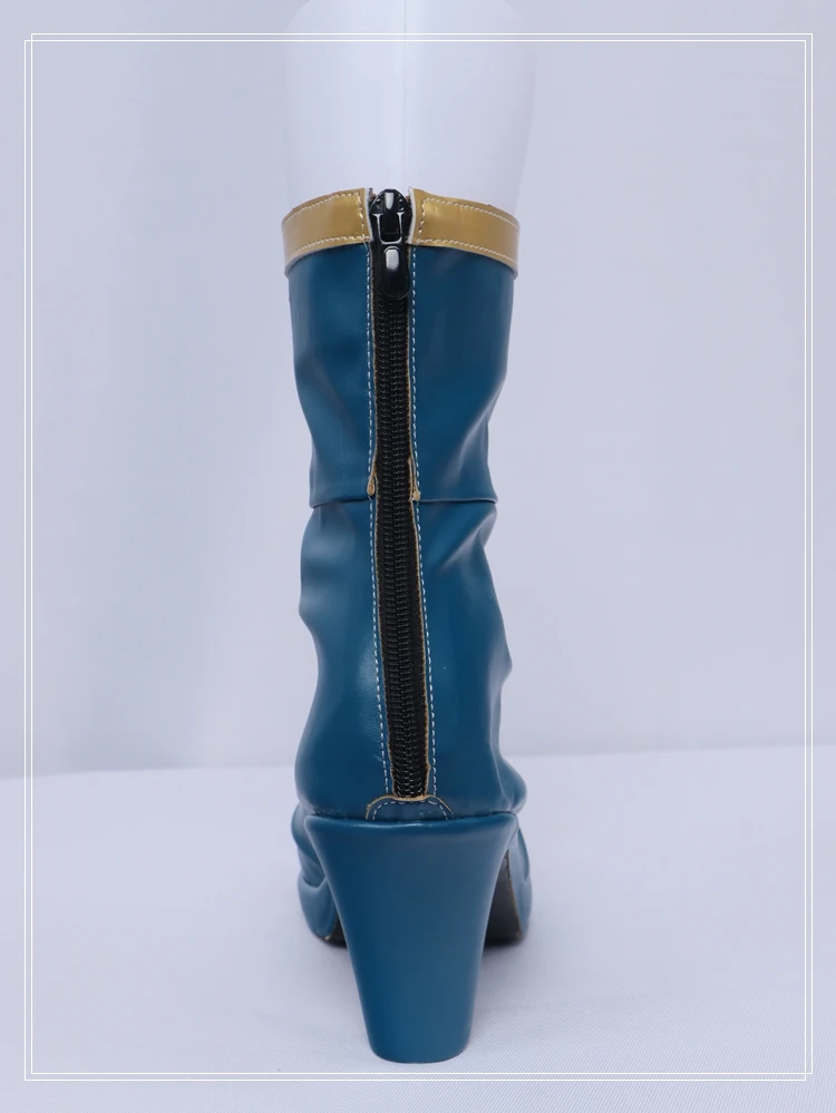 Anime Puella Magi Miki Sayaka cosplay shoes blue Miki Sayaka role play boots costumes