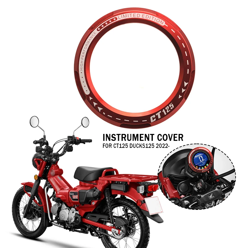 

Аксессуары для мотоциклов Honda CT 125 CT125 Ducks125 2022 2023 2024, спидометр, алюминиевый прибор, кольцевой чехол