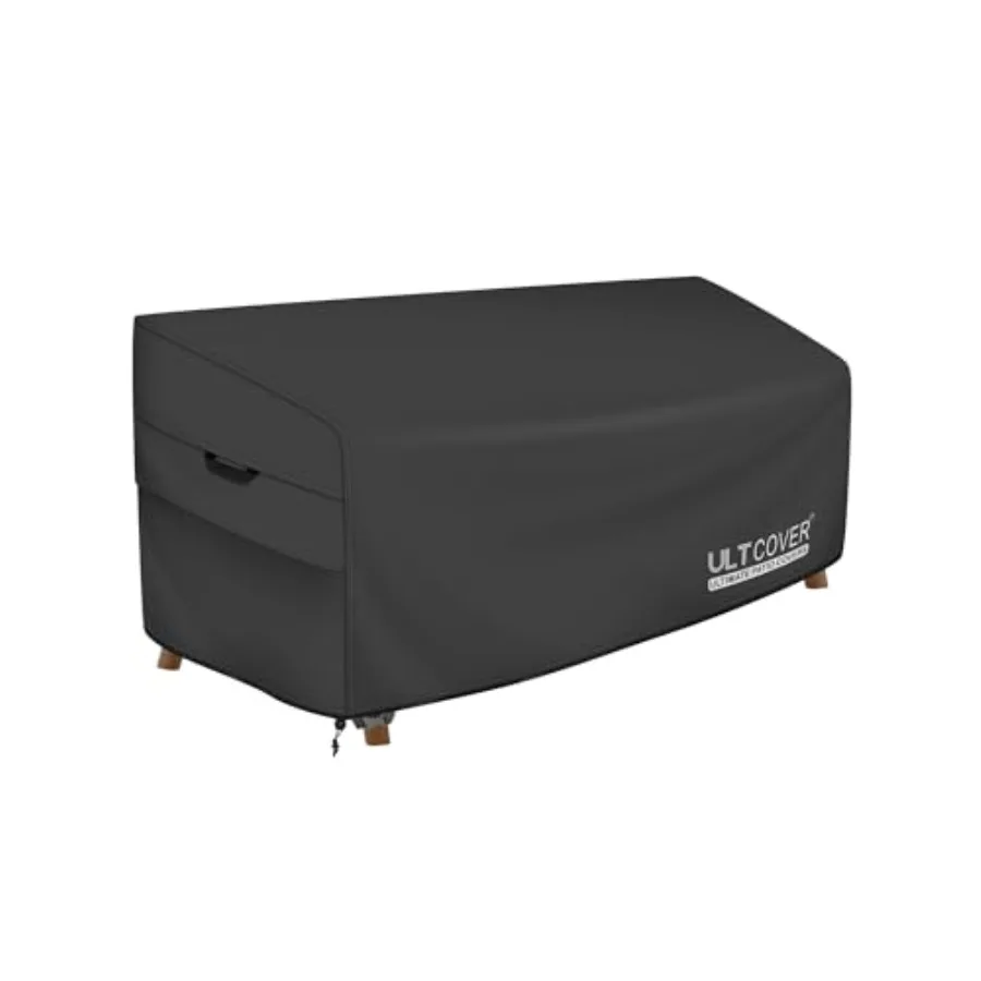 

Водонепроницаемый чехол для уличного дивана - прочный чехол для садовой скамейки 58x28x35 дюймов, черный