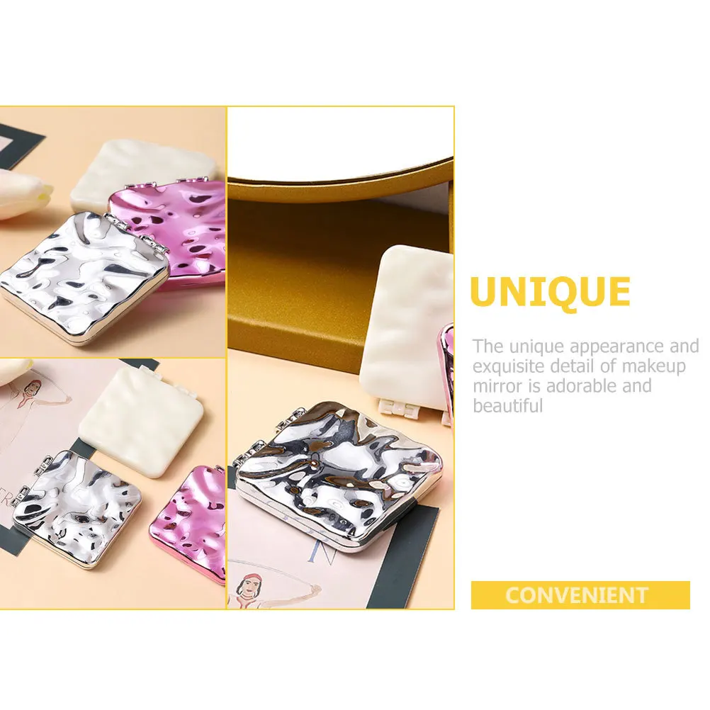 

Compact Mirror for Purse Makeup Purses Travel Pocket Women Small Vanity Hand Mirrors Double Sided