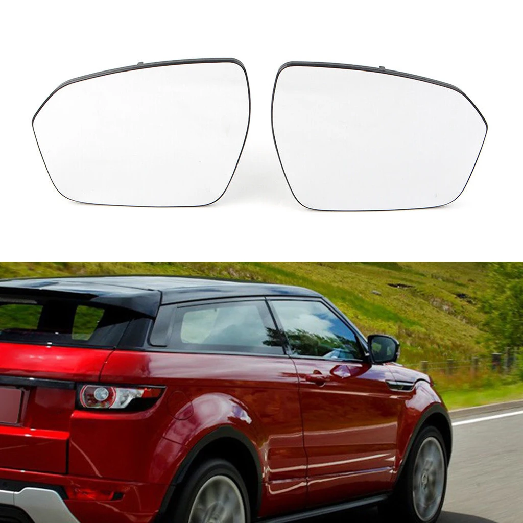 2PCS Rear View Mirror Glass For Land Rover Range Rover Evoque L538 2011-2019 Car Accessories