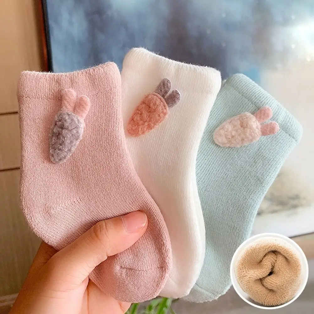New Cotton Baby Warm Socks Thickened Soft Infant Socks Warm Cotton Terry Socks Infant Toddler
