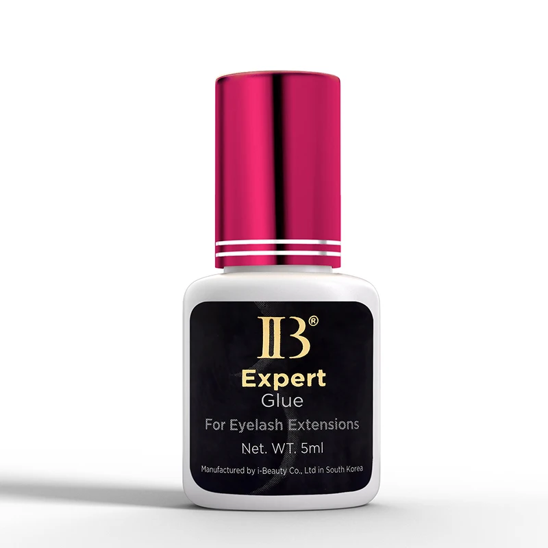 

1 бутылка IBeauty Expert Клей для наращивания ресниц Корея 2s Быстросохнущие длинные инструменты для лазерного макияжа Клейкие принадлежности Винно-красная крышка