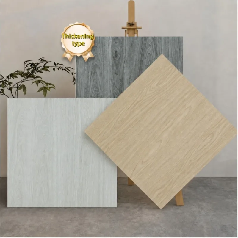 10PCS 30×30CM Self Adhesive Floor Tiles Peel and Stick Wood Grain Vinyl Flooring Waterproof Floor Stickers for Home Decor