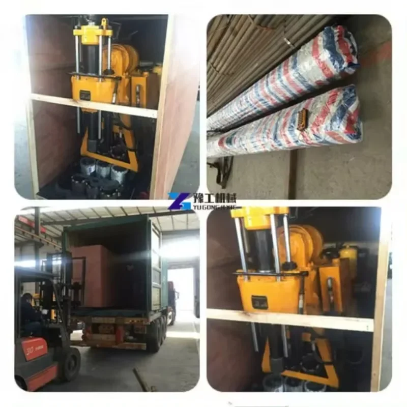 Underground Mine Diamond Core Drilling Rig on Wheels for Civil Engineering Piling Holes Mining Exploration Core Drilling