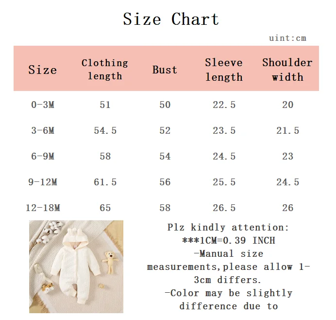 Neugeborenen-Baby-Jungen-Kapuzen-Body, einfarbiger, gedrehter Jumpsuit, geeignet für Jungen von 0-18 Monaten, Frühlings- und Herbst-Krabbelkleidung – Detail 8