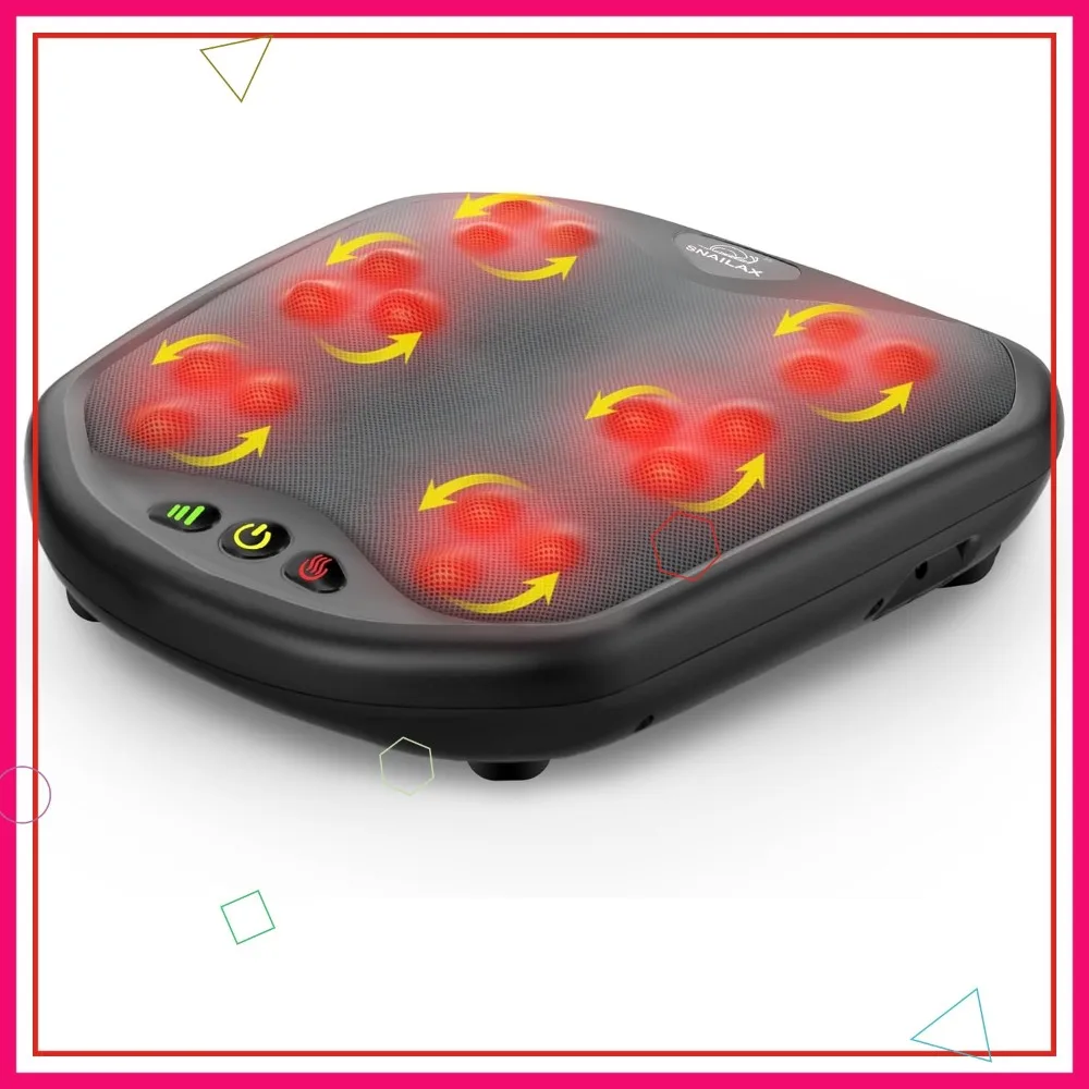 

Shiatsu Foot Massager with Heat, Washable Cover Kneading for Feet & Back, Heated Warmer for Plantar Fasciitis