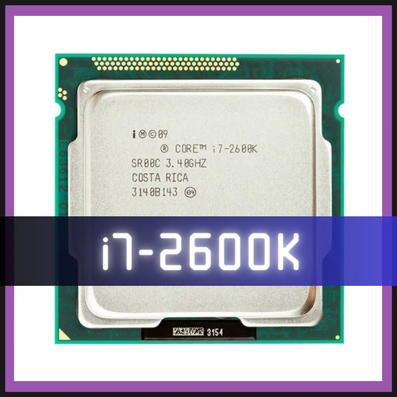 i7 2600K i7-2600k 3.4GHz 8M Quad-Core 95W LGA 1155