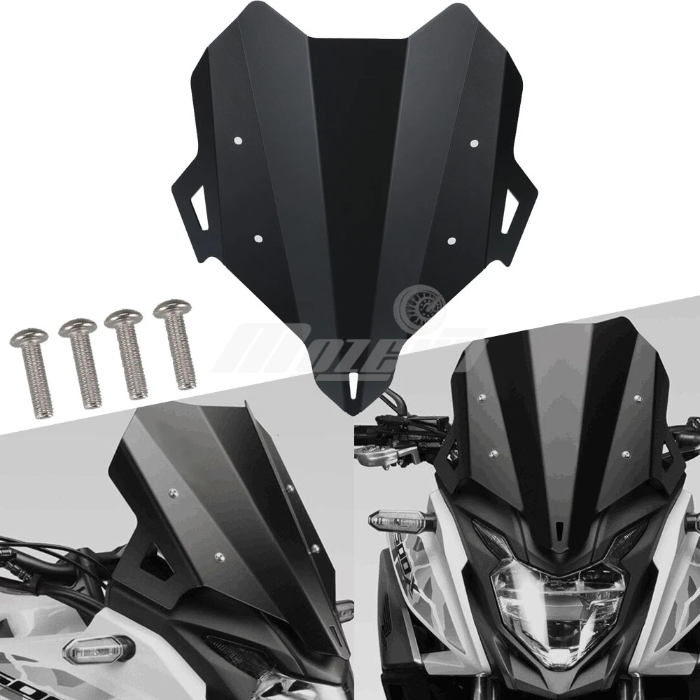 

Motorcycle Windscreen Windshield Wind Shield Protector For Honda CB500 CB 500 X 500X CB500X 2019 2020 2021 2022 2023 2024 2025