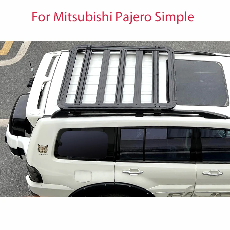 For Mitsubishi Montero shogunate Pajero 3 Pajero 4 roof rack kit modified roof gallery rack flat top extended platform modificat