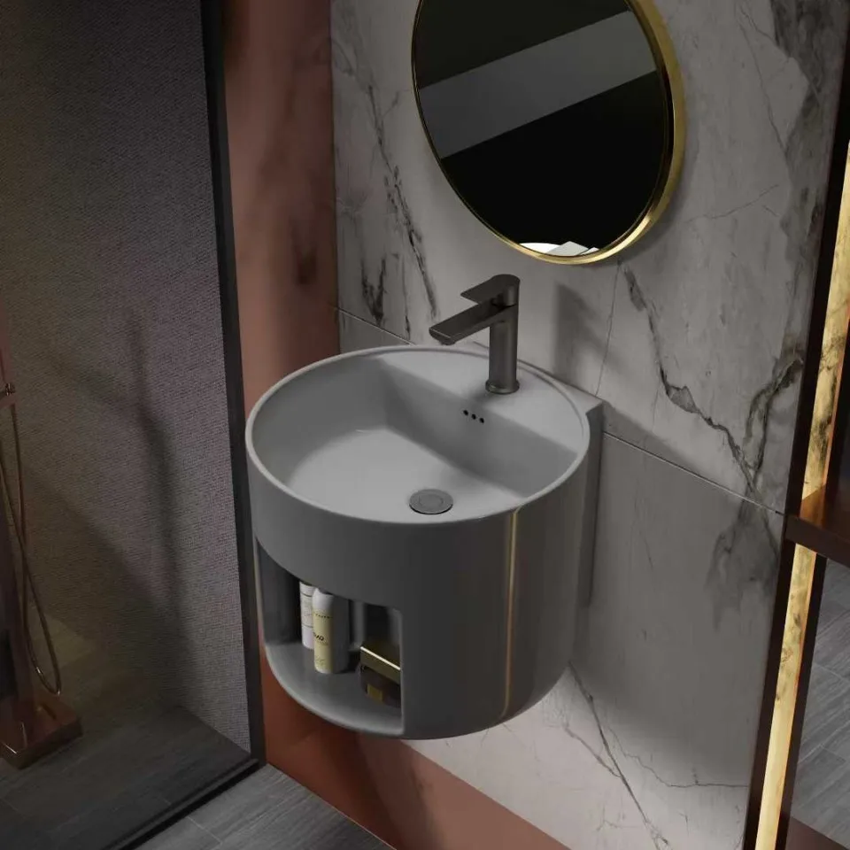 Cross-border characteristic storage bathroom Ceramic washbasin Hotel Mingsu Project Toilet Multifunctional