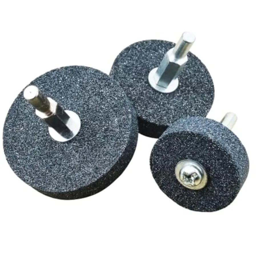 

3 Pcs Mounted Stone Grinding Wheels with 1/4-Inch Shank 40mm/50mm/60mm Diameter Abrasive Stone Grinding Wheels f