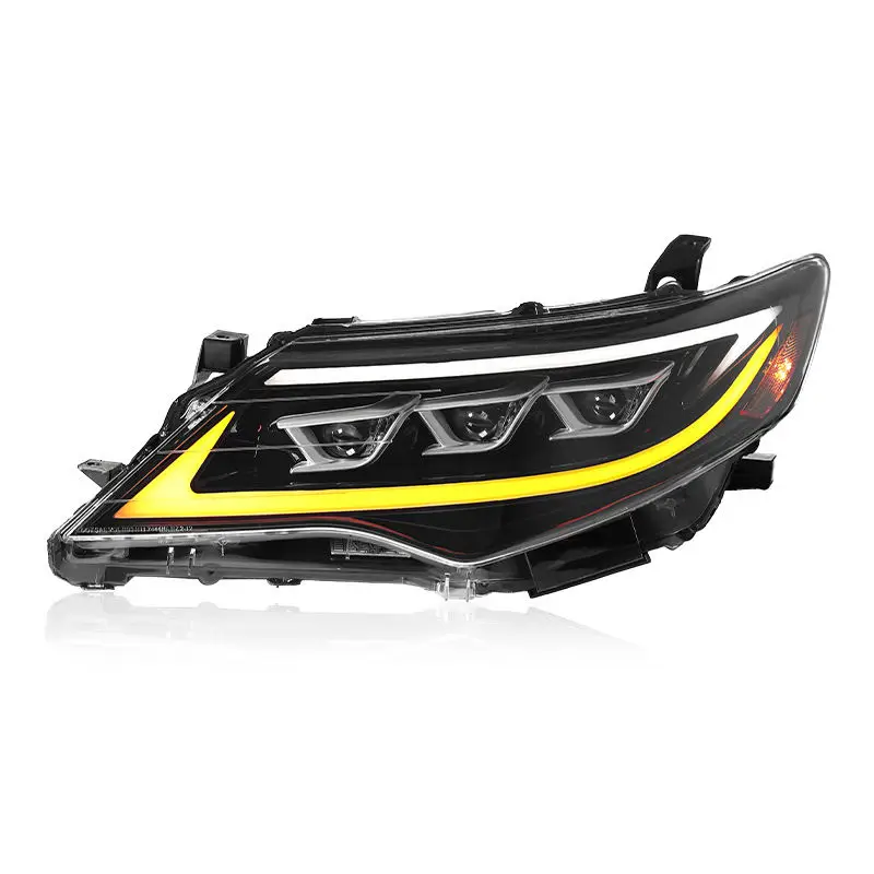 For F84 3-lens LED Dynamic Auto Headlight Assembly Upgrade Front With Sequential Turn Signal for Toyota Camry 2012 2013 2014