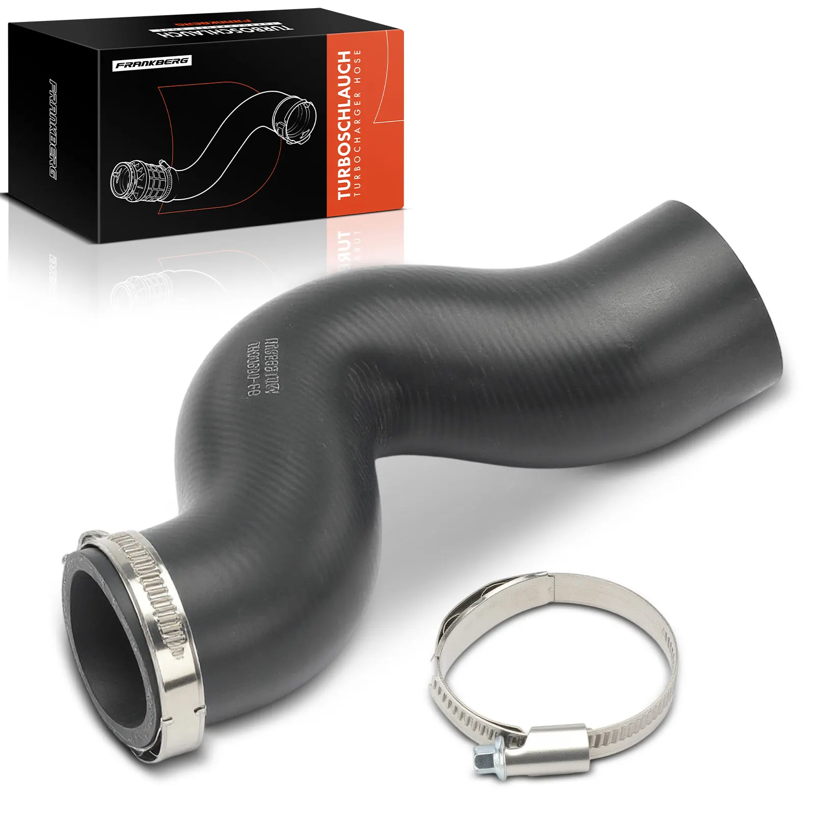 Frankberg 1x Charge Air-slang Turboslang Inlaatslang voor Opel Astra H Saloon A04 1.7 CDTi Diesel 2004-2014 GM55559946