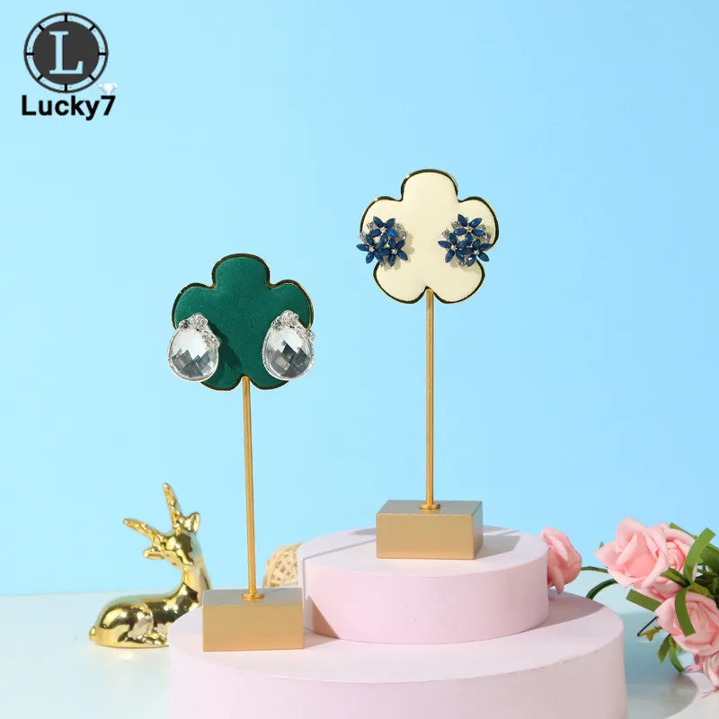 

Flower Earrings Jewelry Stand Window Display Props Decoration Jewelry Display Stud Holder Jeweler Organizer Storage