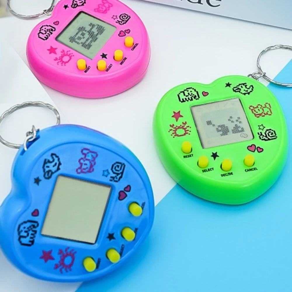 

Mini Interactive Virtual Pet Game Machine Keychain Pendant Children's Toy Pendent Glow Toy from Mainland China