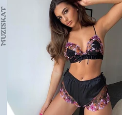 Embroidery Patchwork Lingerie for Women Set 2023 Exotic Sexy Bra Set Eroctic Lingerie Two Piece Women Nice Sexy Underwear