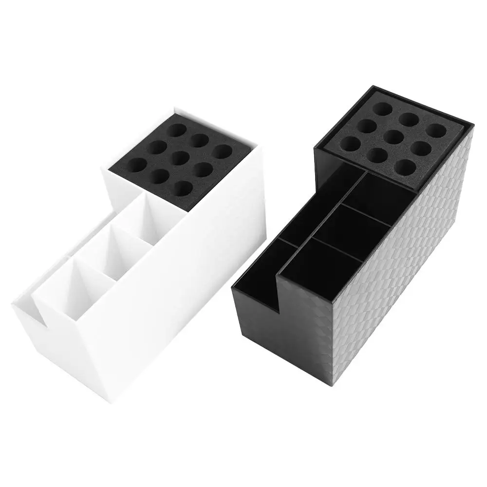 Arcylic Scissor Holder Storage Box Multifunctional Professional Hair Comb Scissors Rack Detachable Anti Slip