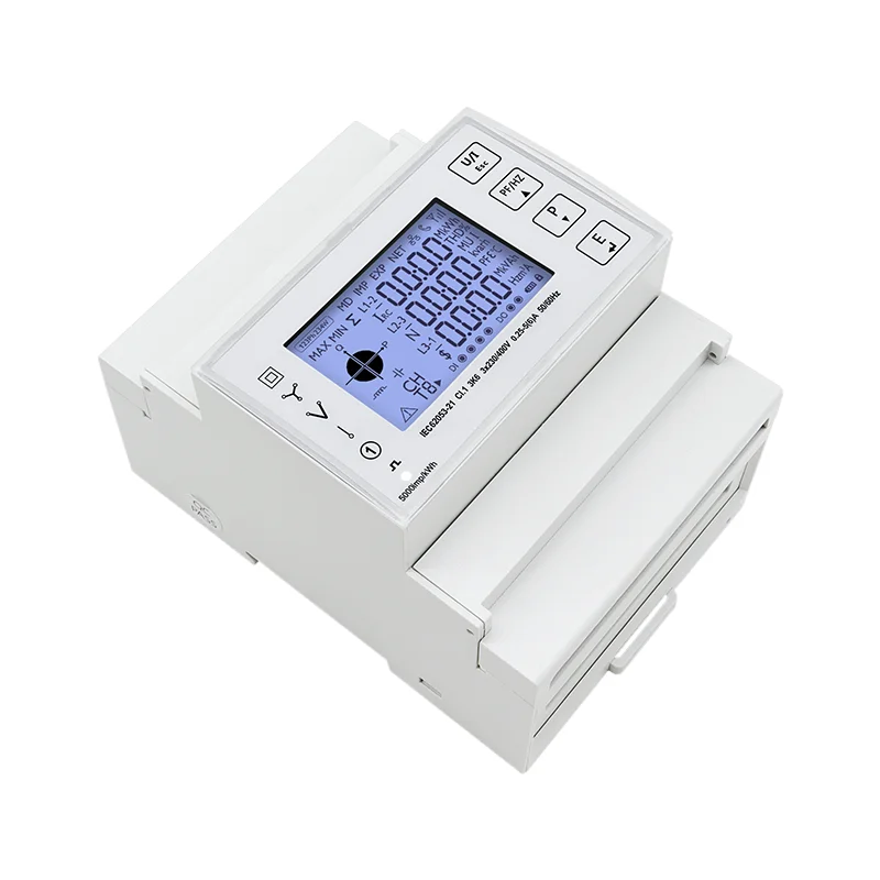 Imagem -02 - Medidor de Energia Multifuncional Tuya Transformador de Corrente Trifásico Trilho Din Wifi Kct16 Tac4321ct 230 v 400v