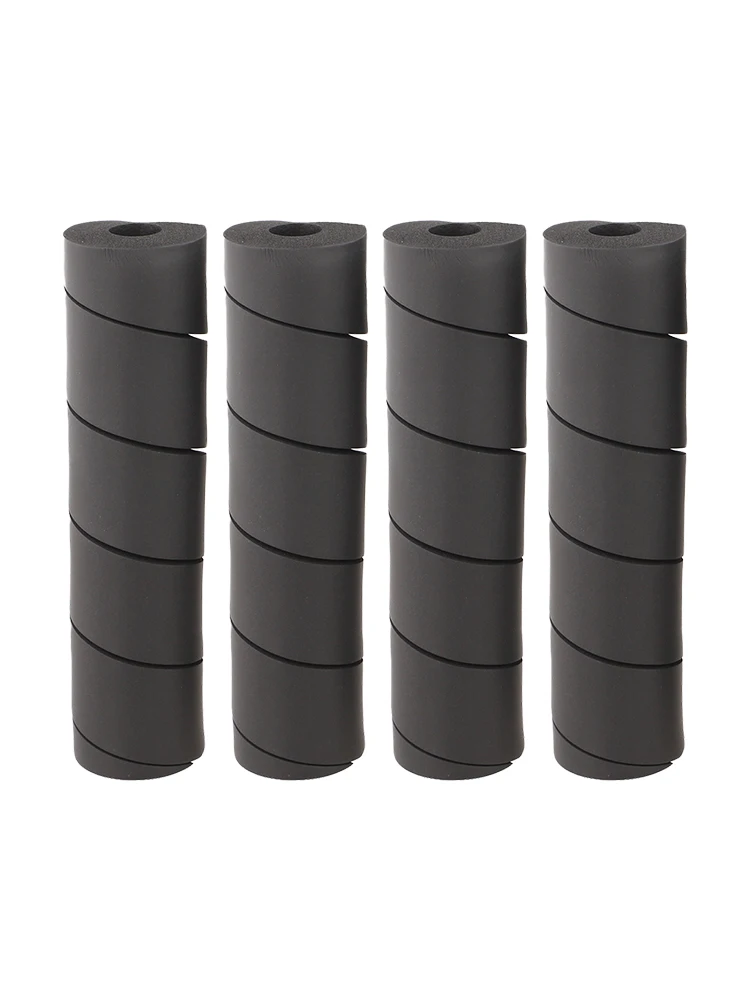 Black Foam Leg Covers Customizable Size Foam Protectors Cover Toe Saver Soft Cushioning For Toes Adjustable Size Options