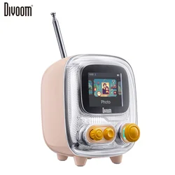 Divoom T-tiivoom-2 mini altoparlante portatile FM Bluetooth Pixel Art sveglia tabellone fai da te regalo carino decorazione della luce della casa