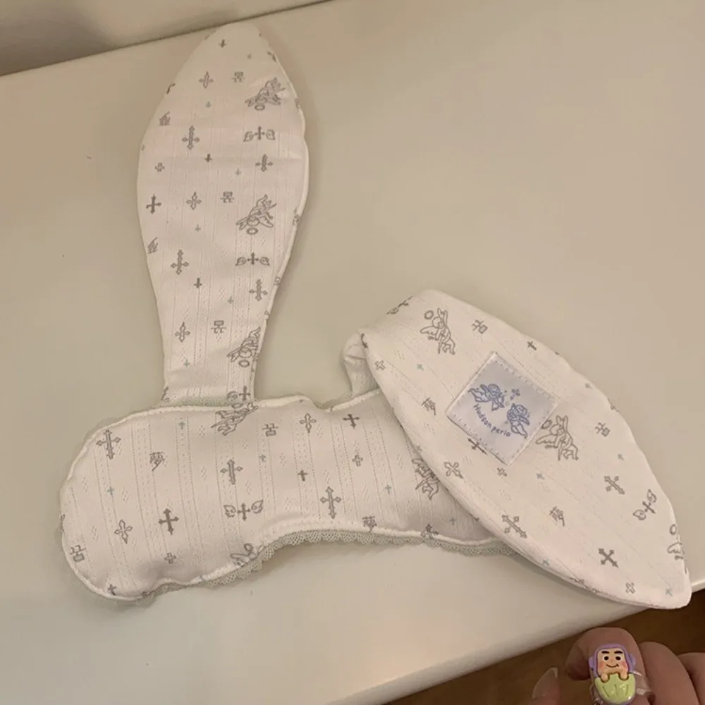 

Unique Stretchy Lop Ear Rabbit Headband Soft Sweet Bunnies Eye Shade Kawaii Cartoon Rabbit Blindfold Hair Styling Accessory