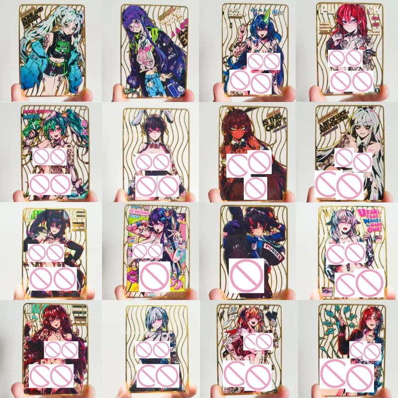 

Металлическая карта-закладка ACG Goddess Diy с рельефным изображением Шинано Хошино Ай, Фрирен, NieR: Automata, Хоушоу Марин. Коллекционная карта.