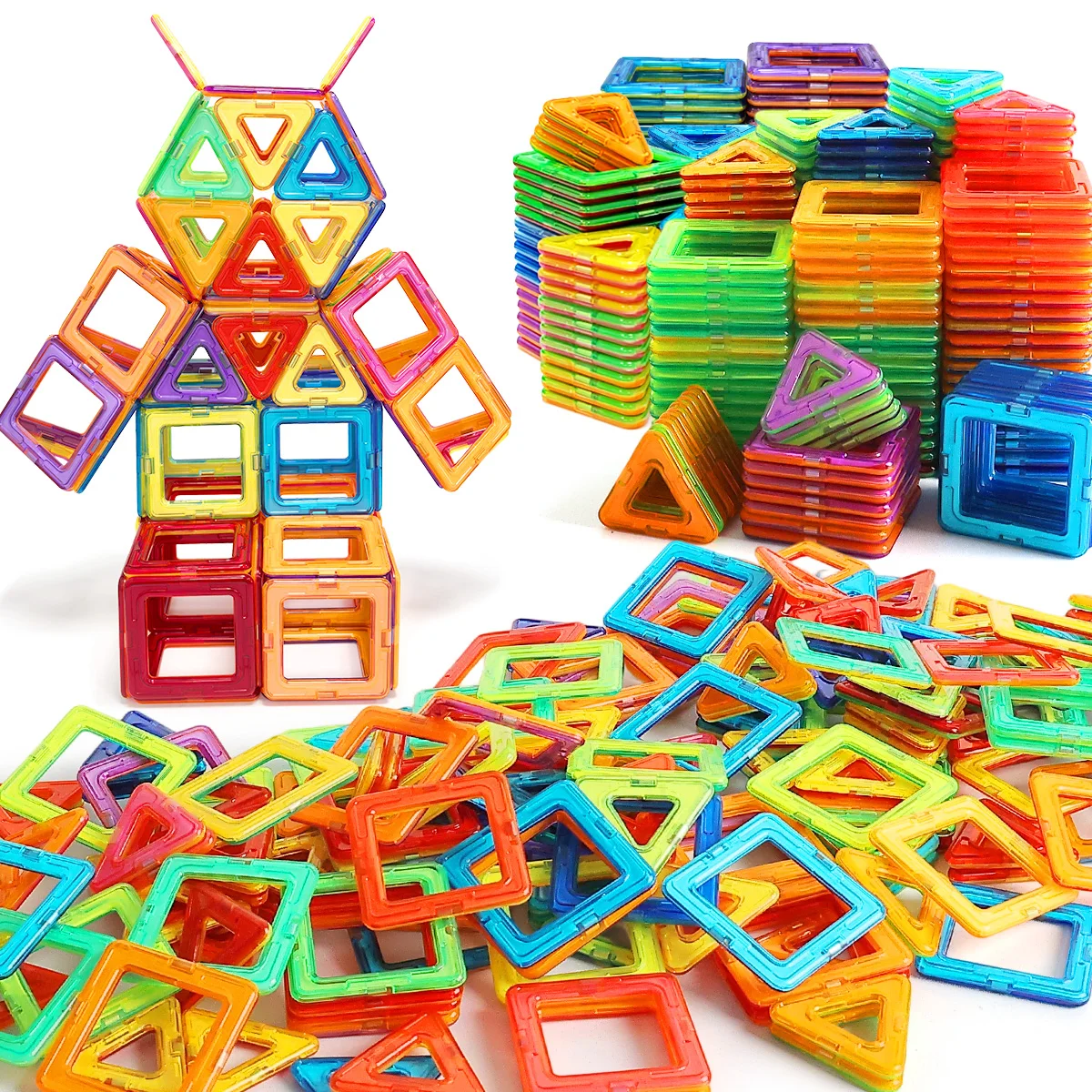 

Magnetic Building blocks，Medium Size STEM Toys，3D puzzle Design Set Model & Building Toy，Birthday Christmas, Halloween Gift