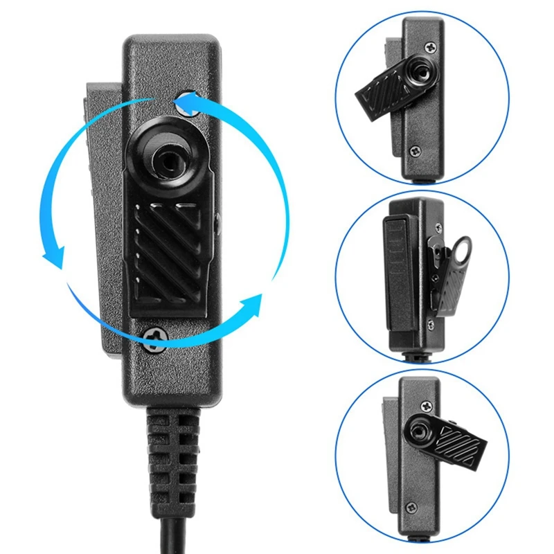 PPT Headset Speaker For Motorola P6620 P6600 P6620i Intercom Headset In-Ear Air Duct Headset