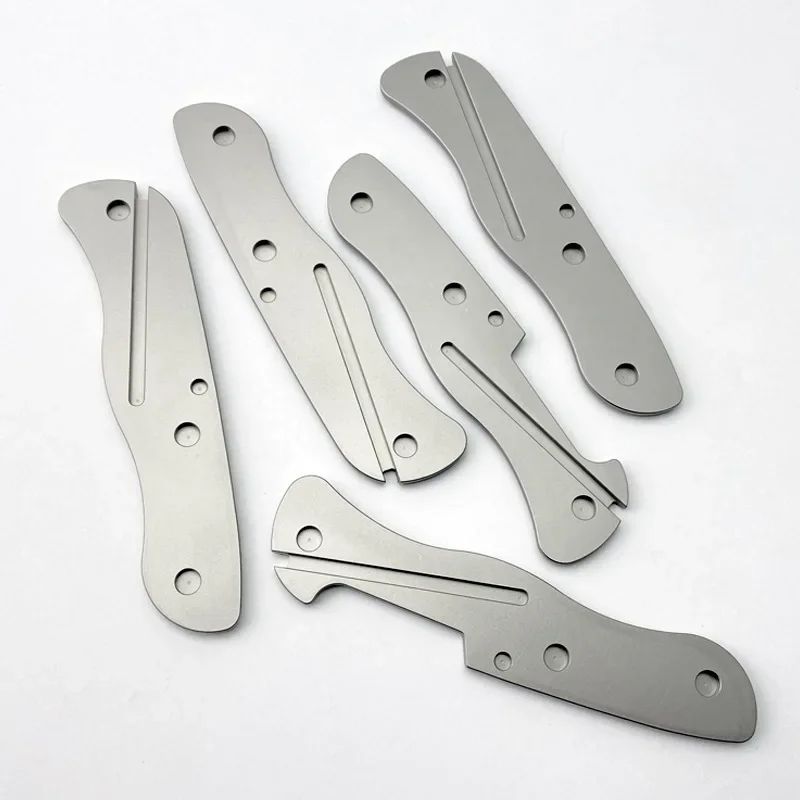 Imagem -03 - Titanium Alloy Handle Patch para Victorinox Facas do Exército Suíço com Slots Pinças Peças de Modificação 111 mm Par