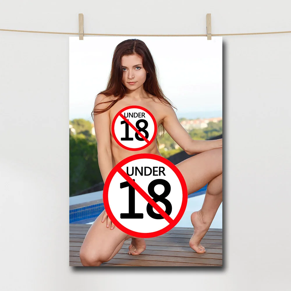 Sexy Young Beauty Pretty Girl Nude Model Photo Unframed Wall Art Paintings Canvas Prints Poster For Room Home Decor