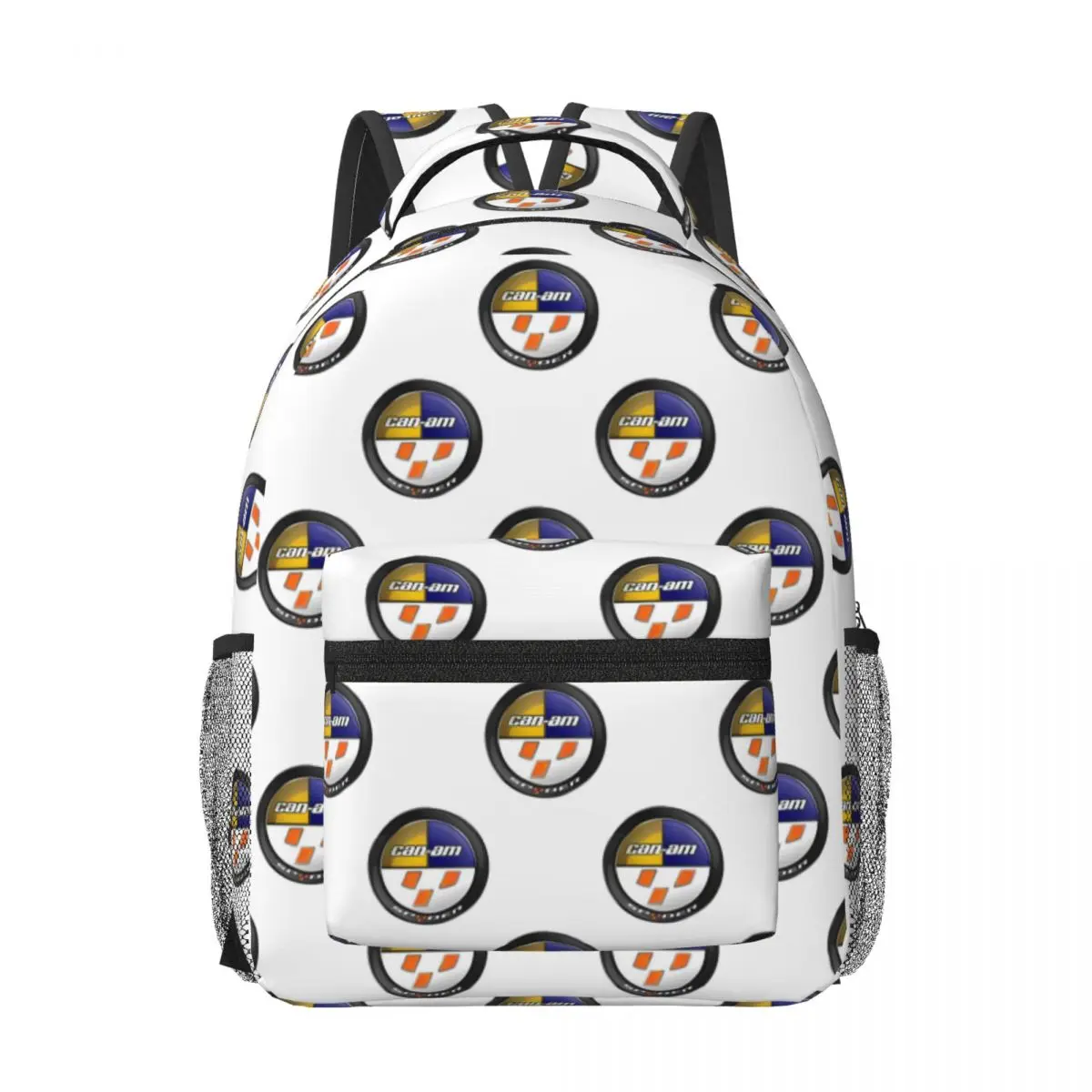 

BRP Can Am LOGO Woman Backpacks Boys Girls Bookbag Waterproof Students School Bags Portability Travel Rucksack Shoulder Bag