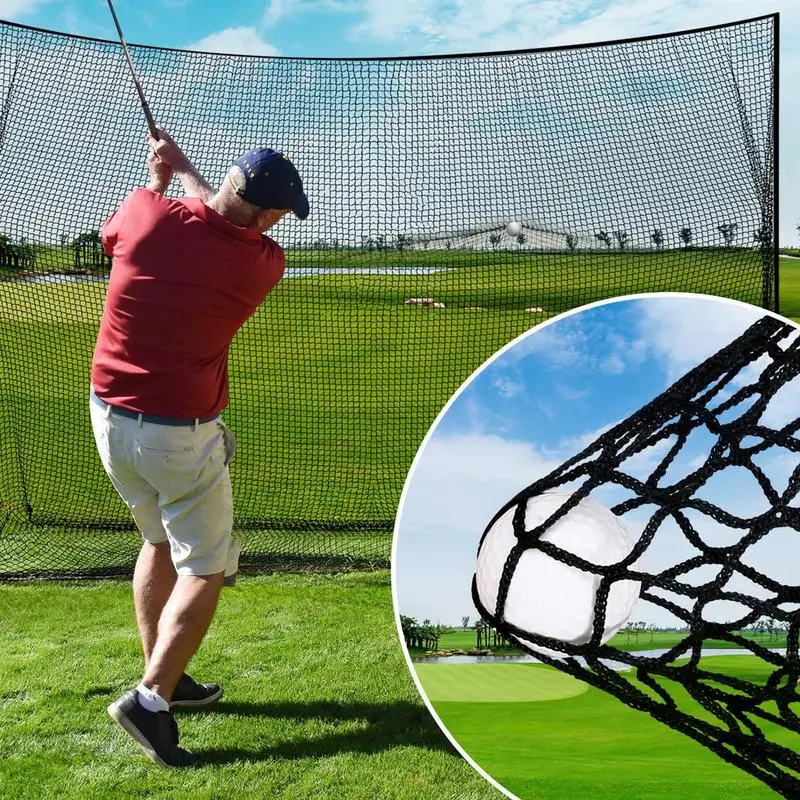 Heavy Duty Golf Practice Net Long-Lasting Design Golf Net Golf Training Aids Effective Ball Blocking Suitable For Field Hockey