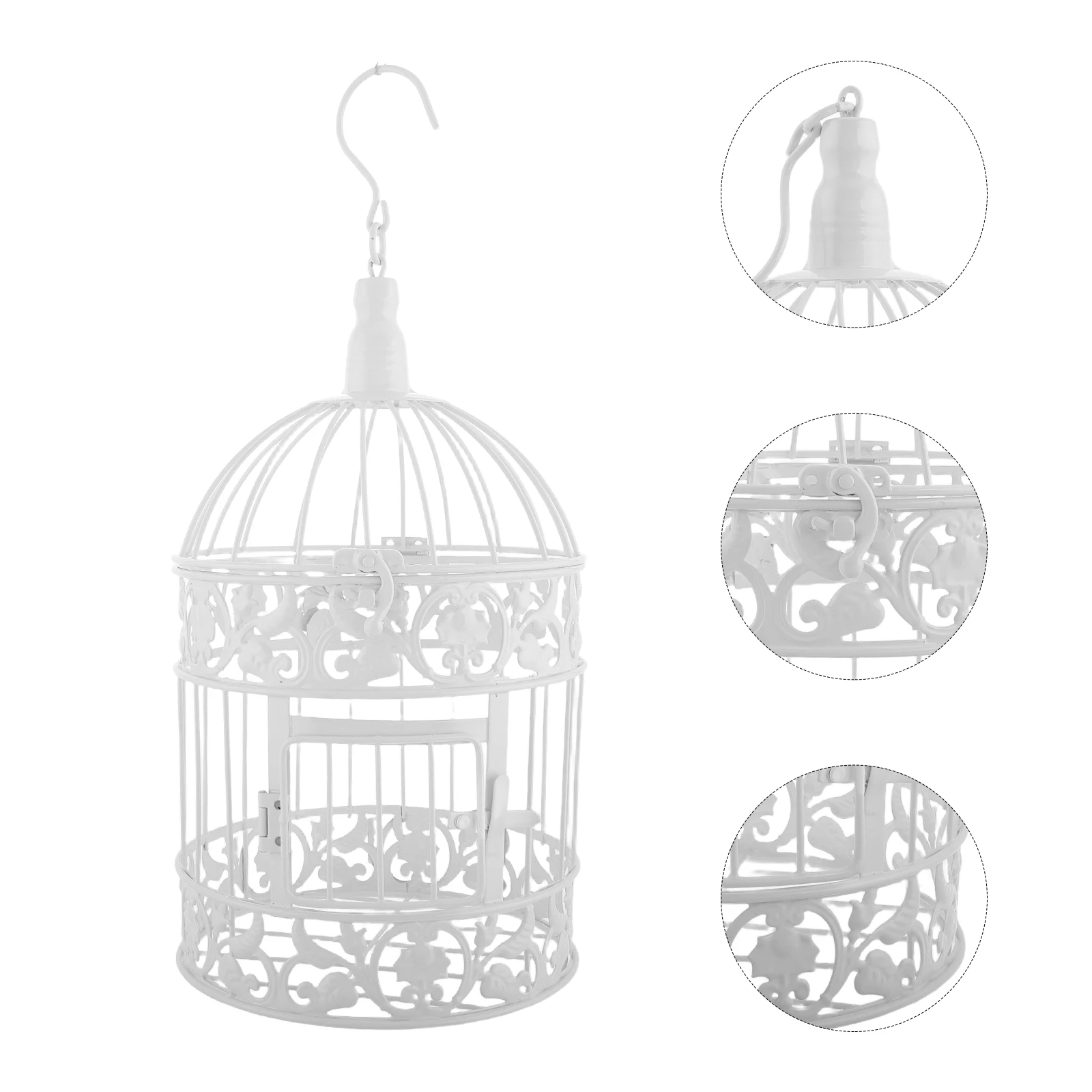 

Bird Cages for Cockatiels Ornament Wrought Iron Centerpieces Birdcage Decorations
