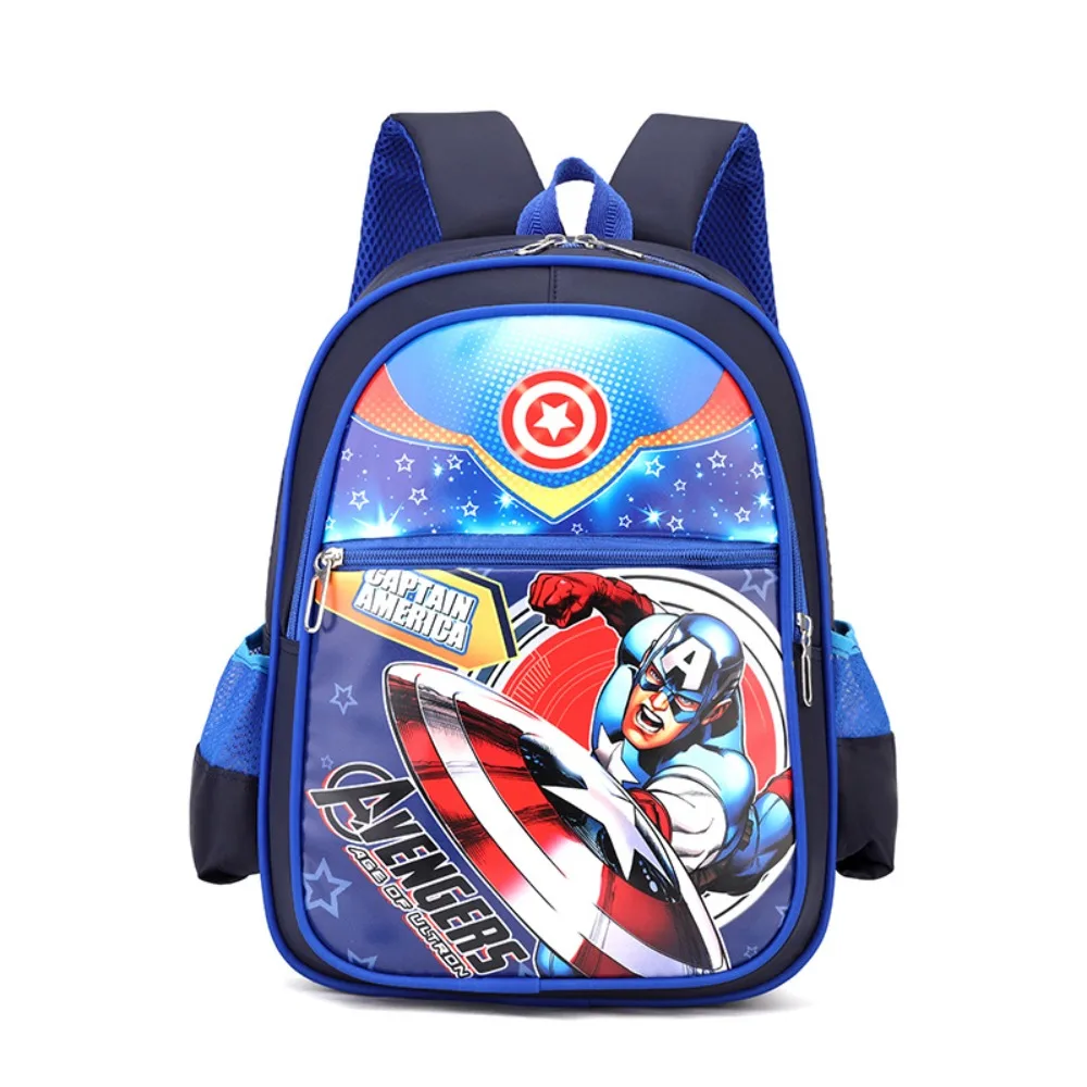 Elementary School Backpack Boys And Girls Love Cartoon Patterns Spider Man Iron Man Elsa Sofia Lightweight Children's Backpack